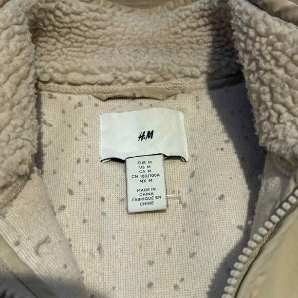 H&M cream sherpa jacket - Picture 3 of 3